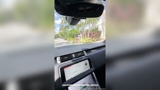 AuhneeshNicole in school outfit that is so inappropriate gets fucked in car