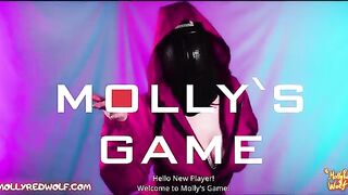 MollyRedWolf in naughty Squid Games challenge