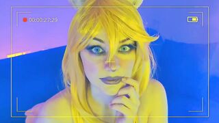 OnlyFans xxx cosplay porn babe Amber Hallibell as sexy Pikachu with HUGE tits and FAT ass