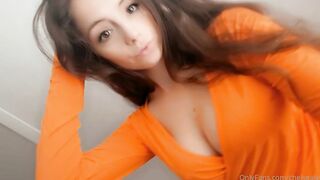 Sexy cute teen 18+ Chelsealynn295 as Velma shows bare nude sexy body compilation