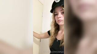 Fuck the police xxx cosplay porn with Utahjaz as a sexy police officer