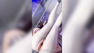 RARE and SEXY Black Widow cosplay porn by Amanda Nicole playing with her favorite fuck toys