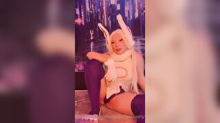 Big boobs bunny Bonn1e7hebunny as Rabbit Hero: Mirko in full sex tape with fuck toy in cowgirl position